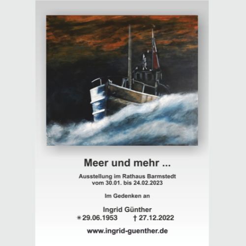 Ausstellung Meer und mehr ... Februar 2023