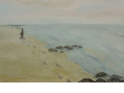 Sanftes Licht am Meer