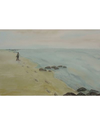 Sanftes Licht am Meer